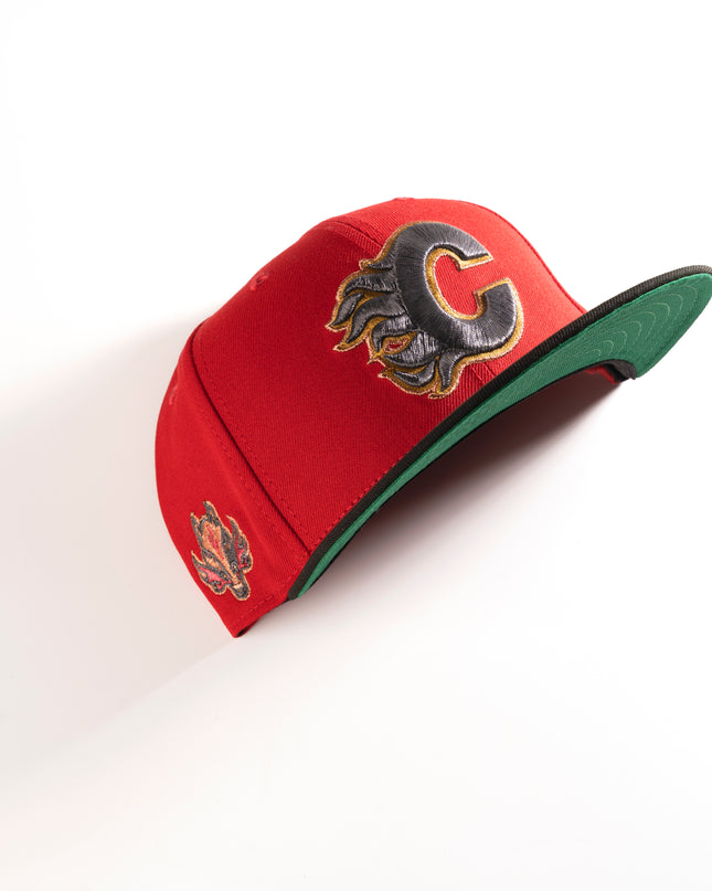 CALGARY FLAMES DARK MODE 59FIFTY FITTED HAT
