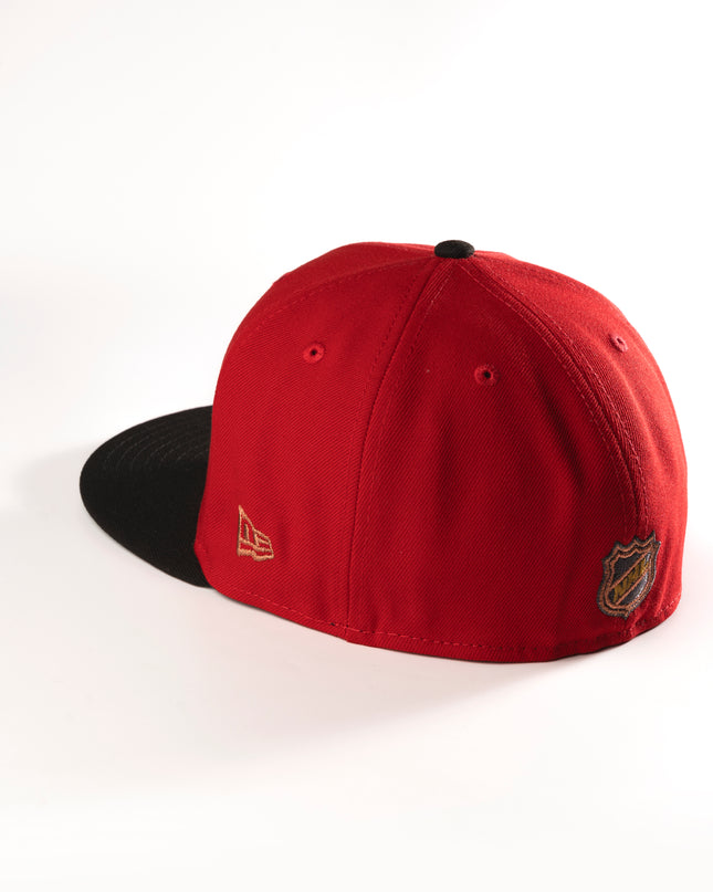 CALGARY FLAMES DARK MODE 59FIFTY FITTED HAT