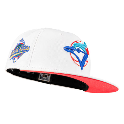TORONTO BLUE JAYS 'OPTIC WHITE' 59FIFTY FITTED HAT