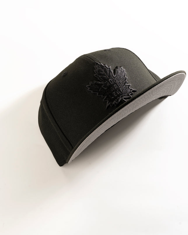 TORONTO MAPLE LEAFS BLACKOUT 59FIFTY FITTED HAT