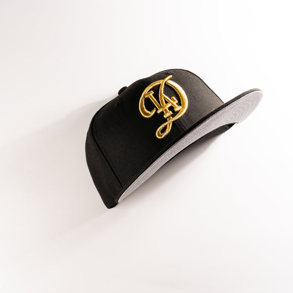LOS ANGELES DODGERS MIDNIGHT GOLD 59FIFTY FITTED HAT