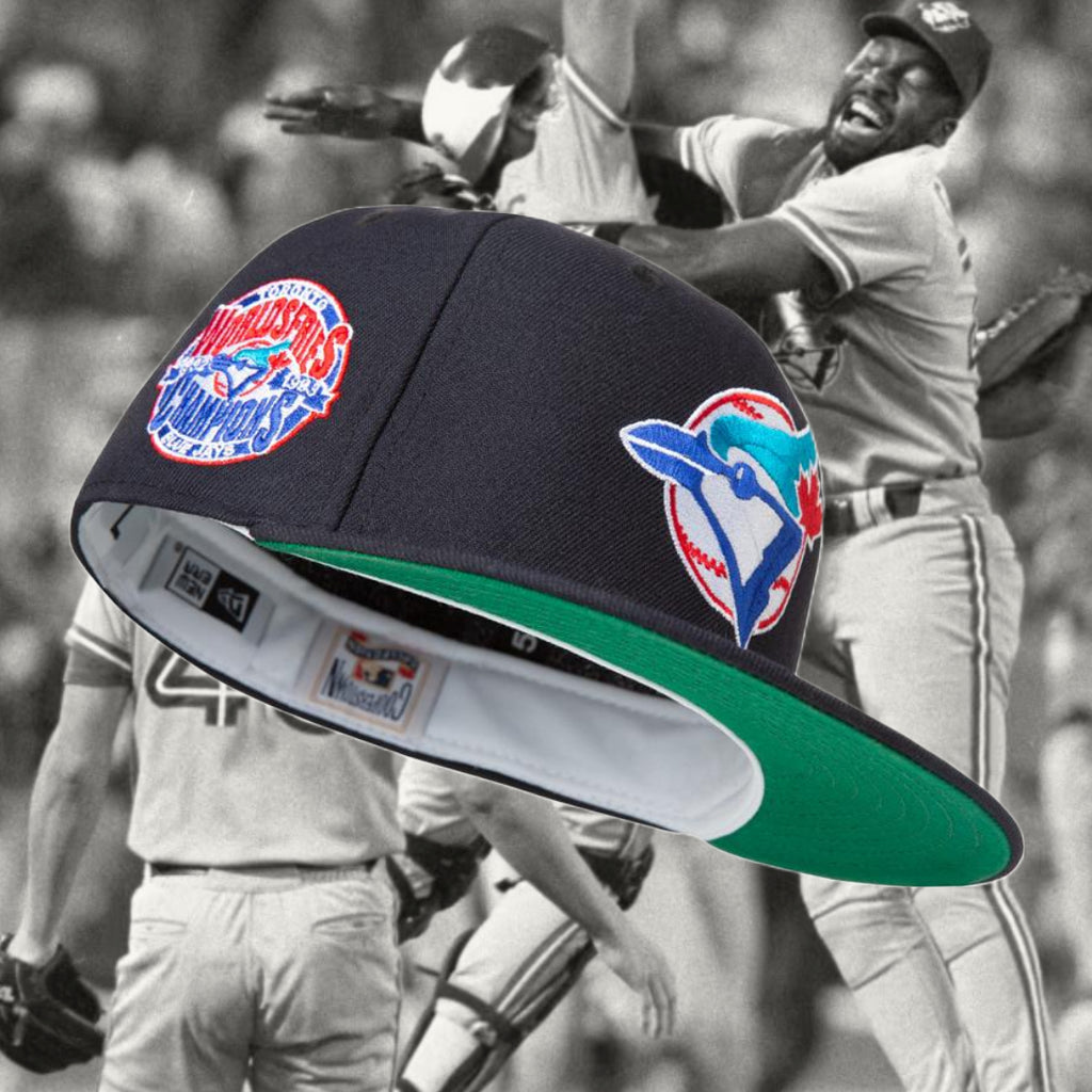 Toronto Blue Jays 'Back-2-Back Champs' 59Fifty Fitted Hat