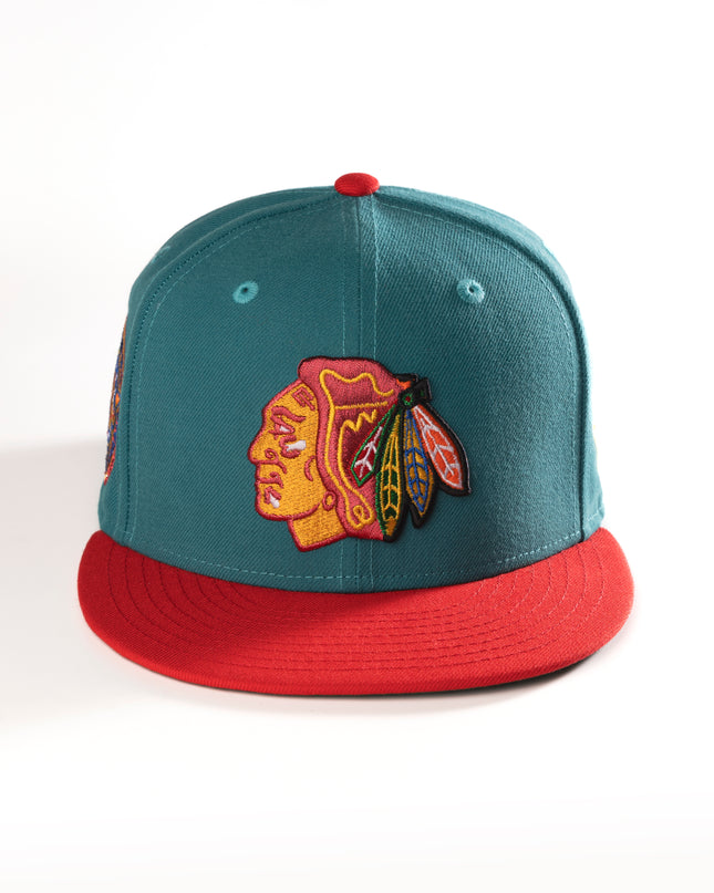 CHICAGO BLACKHAWKS WINDY CITY CUSTOM  59FIFTY FITTED HAT