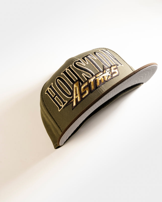 HOUSTON ASTROS OLIVE ORBIT 59FIFTY FITTED HAT