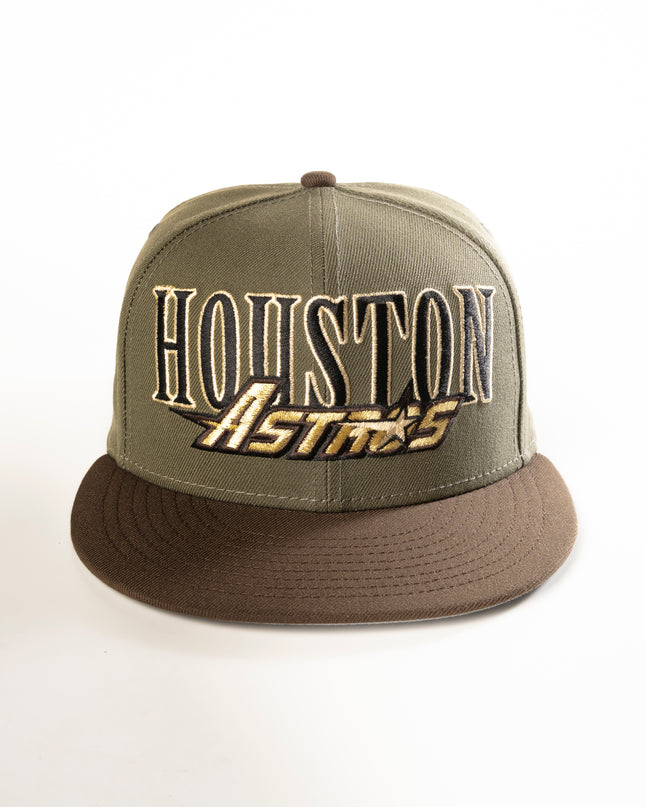 HOUSTON ASTROS OLIVE ORBIT 59FIFTY FITTED HAT