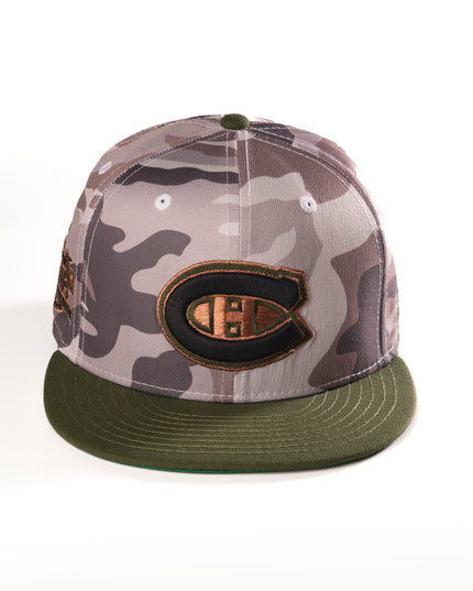 MONTREAL CANADIENS COPPER CAMO 59FIFTY FITTED HAT