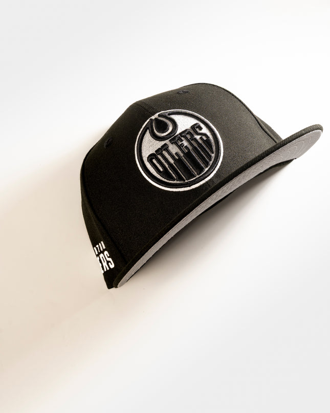 EDMONTON OILERS JET BLACK 59FIFTY FITTED HAT