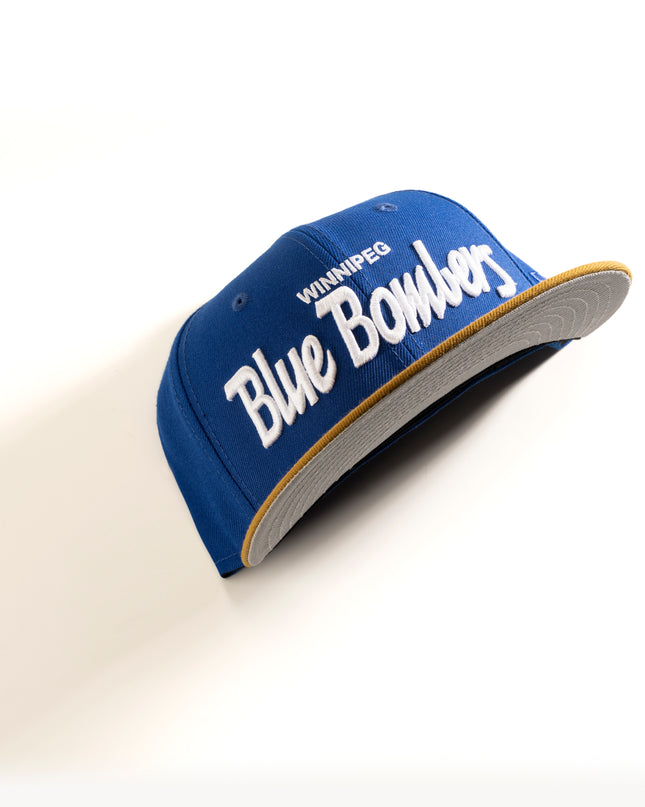 WINNIPEG BLUE BOMBERS SCRIPT 59FIFTY FITTED HAT