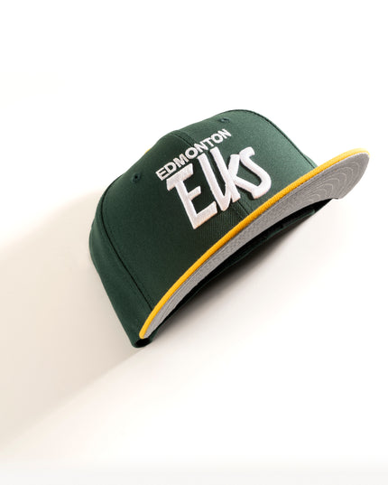 EDMONTON ELKS SCRIPT 59FIFTY FITTED HAT