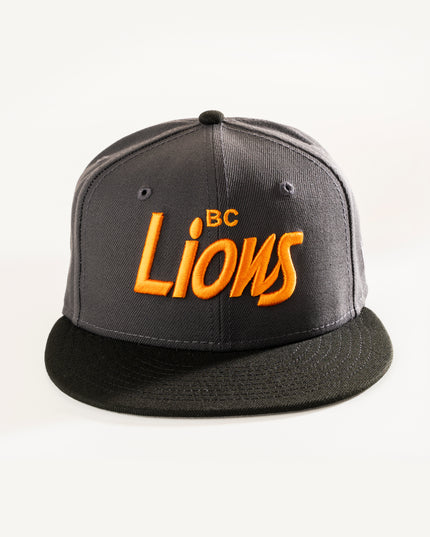 BC LIONS SCRIPT 59FIFTY FITTED HAT