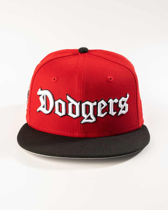 LOS ANGELES DODGERS FINE SCRIPT 59FIFTY FITTED HAT