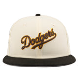 LOS ANGELES DODGERS CREAMY WALNUT 59FIFTY FITTED HAT
