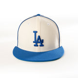 LOS ANGELES DODGERS BLUE BEAD 59FIFTY FITTED HAT