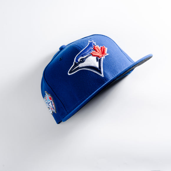 TORONTO BLUE JAYS AUTHENTIC COLLECTION 50TH ANNIVERSARY ROYAL 59FIFTY FITTED HAT