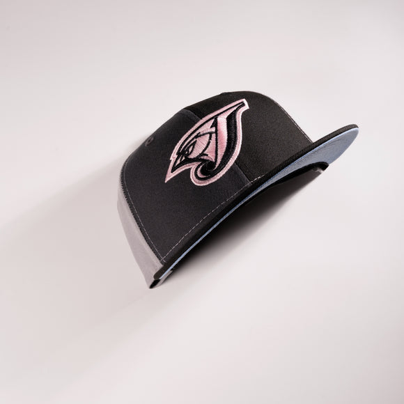 TORONTO BLUE JAYS GREY FOG BLEACHED CORAL 59FIFTY FITTED HAT