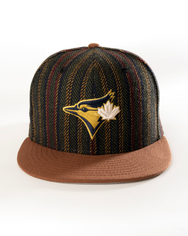 TORONTO BLUE JAYS VINTAGE HERRINGBONE 59FIFTY FITTED HAT