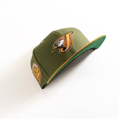 TORONTO BLUE JAYS OLIVE DYNASTY 59FIFTY FITTED HAT