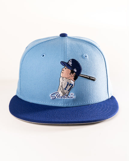 LOS ANGELES DODGERS OHTANI CARICATURE 59FIFTY FITTED HAT