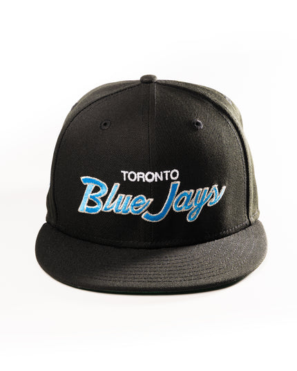 TORONTO BLUE JAYS SCRIPT 59FIFTY FITTED HAT