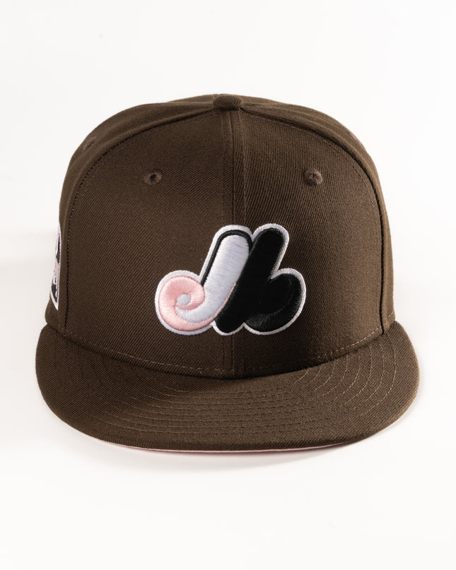 Montreal Expos Pink Pop 59Fifty Fitted Hat MLB