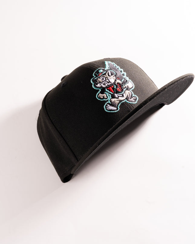 NEW ERA JERSEY SHORE BLUECLAWS SHINE BARONS 59FIFTY FITTED HAT BLACK MiLB