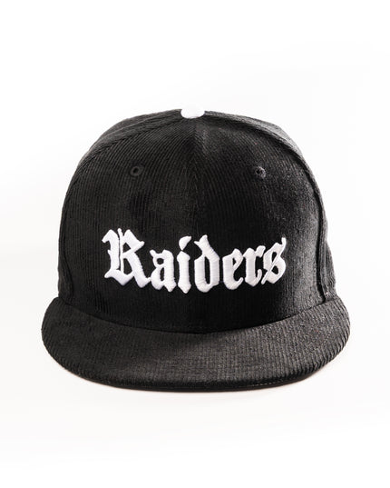 LAS VEGAS RAIDERS 60 SEASONS CORD 59FIFTY FITTED HAT
