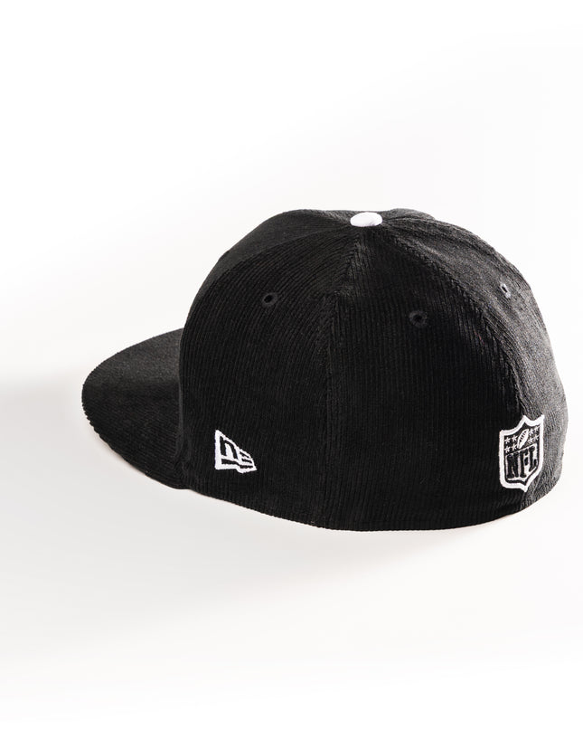 LAS VEGAS RAIDERS 60 SEASONS CORD 59FIFTY FITTED HAT