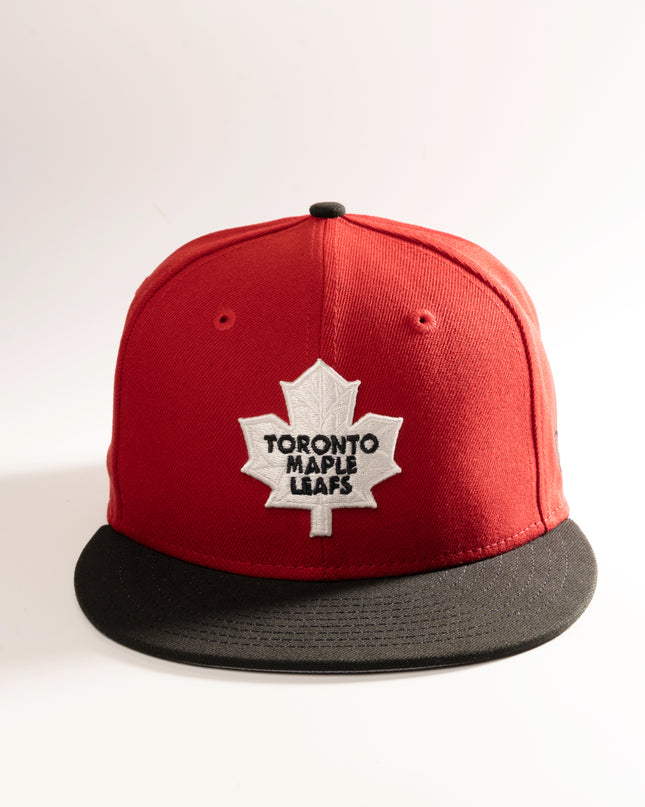 TORONTO MAPLE LEAFS SCARLET 59FIFTY FITTED HAT
