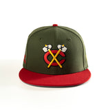 CHICAGO BLACKHAWKS DEEP MOSS 59FIFTY FITTED HAT