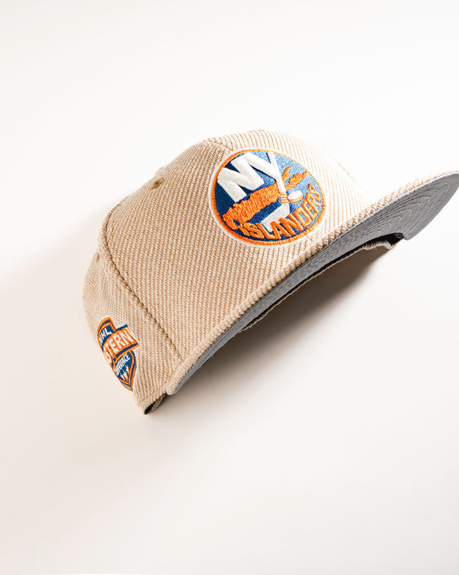 NEW YORK ISLANDERS TERRY TAN 59FIFTY FITTED HAT