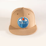 EDMONTON OILERS CAMEL CAMO 59FIFTY FITTED HAT
