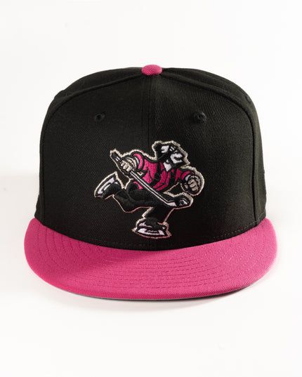 New Era Abbotsford Canucks Beetroot 59Fifty Fitted Hat AHL