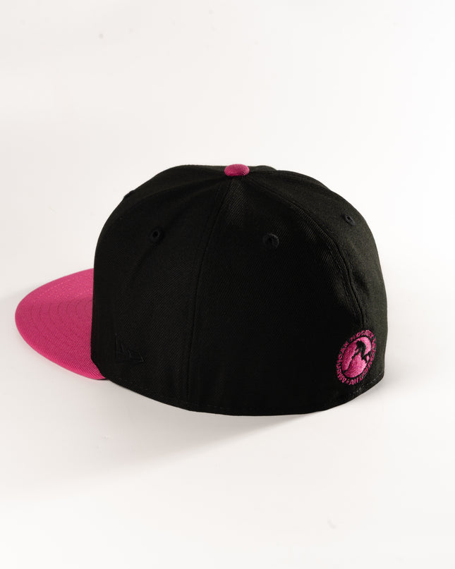 New Era Abbotsford Canucks Beetroot 59Fifty Fitted Hat AHL