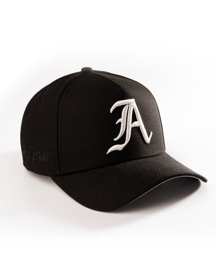 New Era Anthem Calligraphy Black Dome 9Forty A-Frame Snapback hat