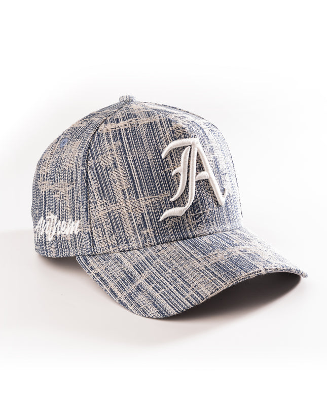 New Era Anthem Calligraphy Distressed Denim 9Forty A-Frame Snapback hat