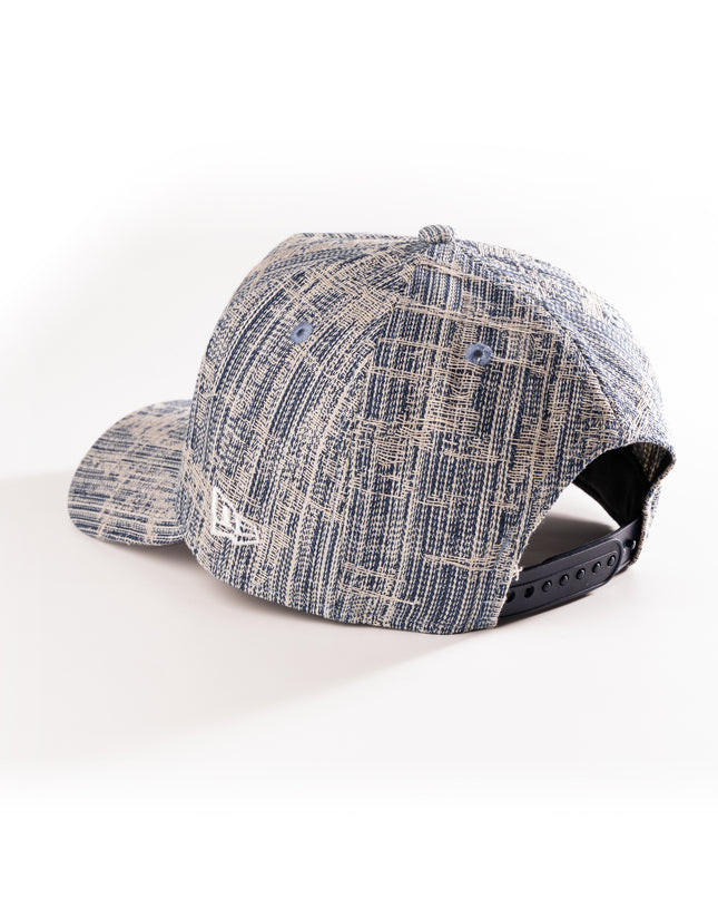New Era Anthem Calligraphy Distressed Denim 9Forty A-Frame Snapback hat