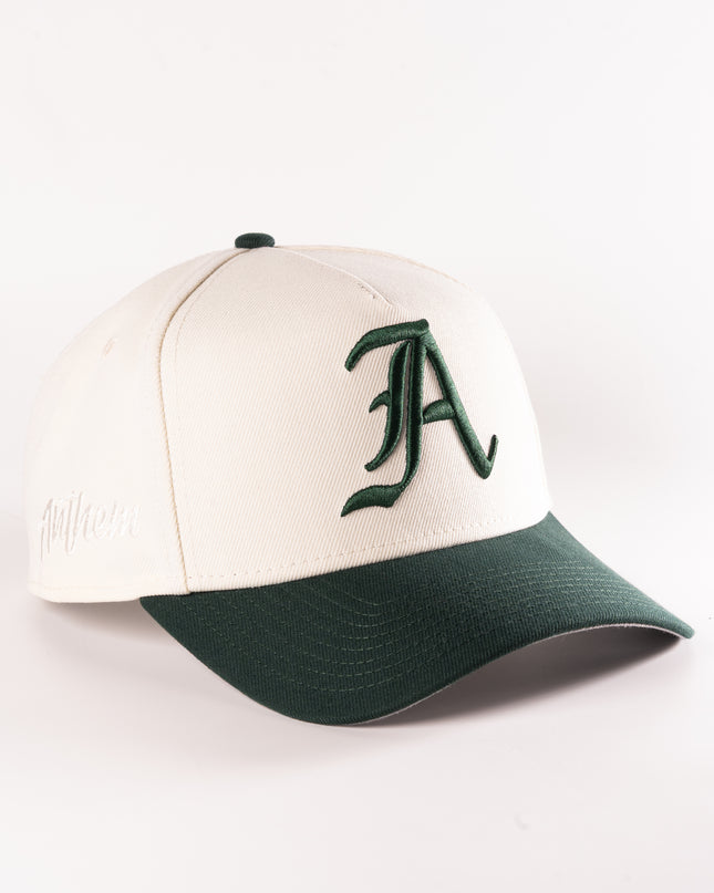 New Era Anthem Calligraphy Off White 9Forty A-Frame Snapback hat