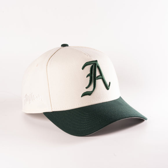 New Era Anthem Calligraphy Off White 9Forty A-Frame Snapback hat