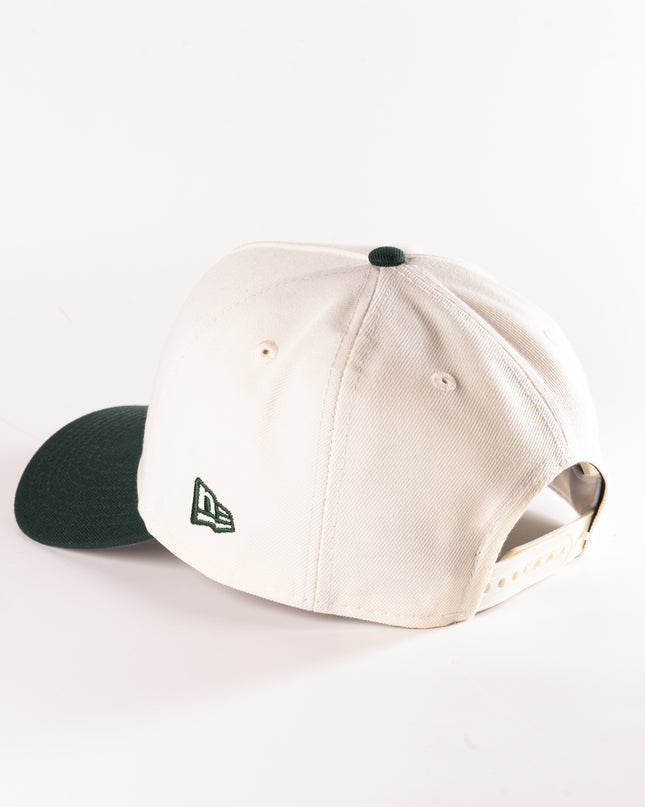 New Era Anthem Calligraphy Off White 9Forty A-Frame Snapback hat