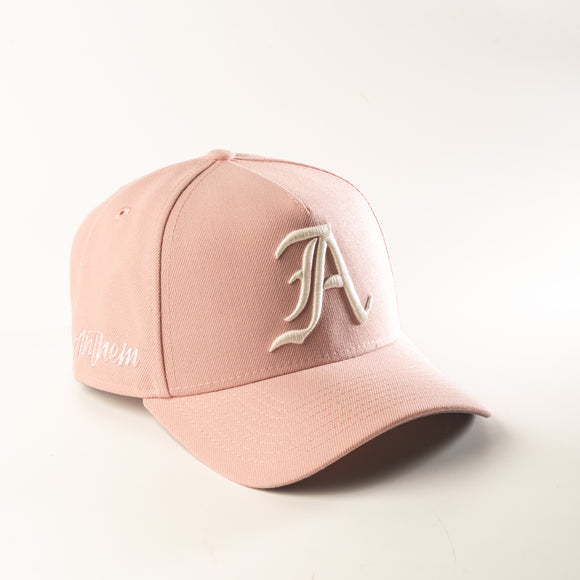 New Era Anthem Pink Rouge 9Forty A-Frame Snapback hat 