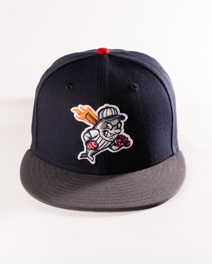 New Era Anthem Torpedo 59Fifty Fitted Hat Navy Grey 