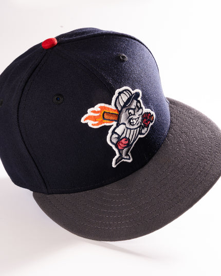 New Era Anthem Torpedo 59Fifty Fitted Hat Navy Grey