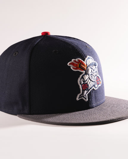 New Era Anthem Torpedo 59Fifty Fitted Hat Navy Grey