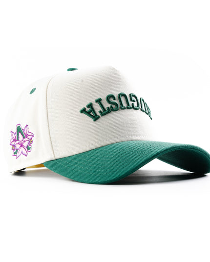 New Era Augusta Green Jackets Upside Down 9Forty A-Frame Snapback Hat