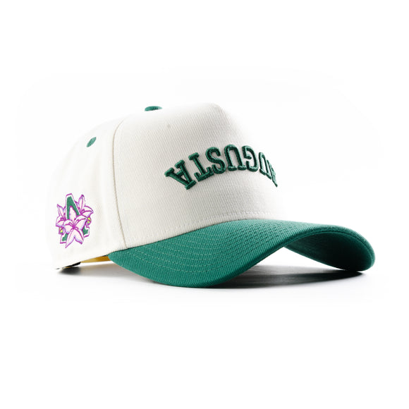 New Era Augusta Green Jackets Upside Down 9Forty A-Frame Snapback Hat