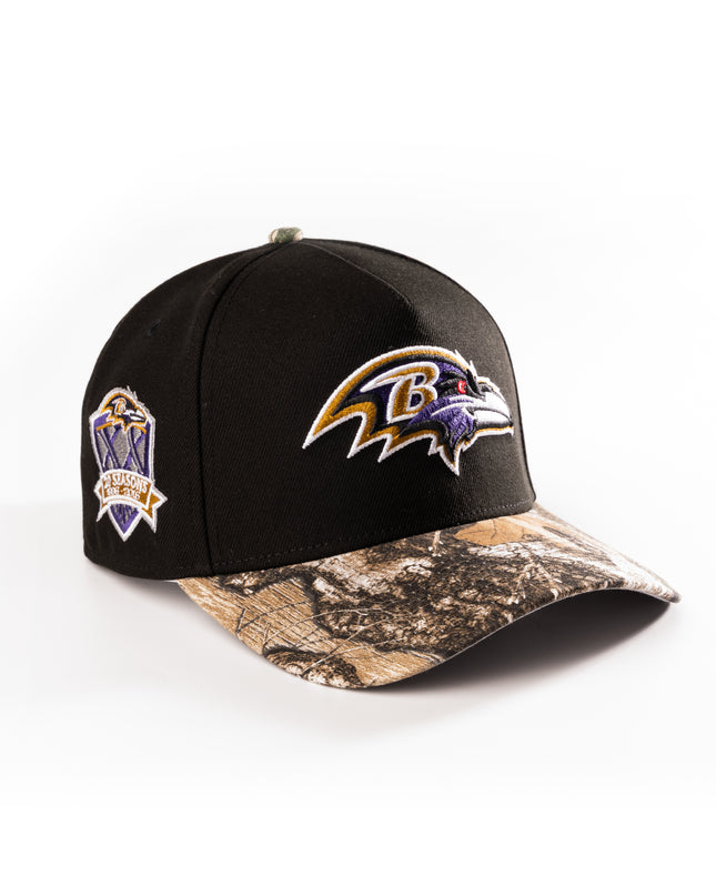 New Era Baltimore Ravens Realtree 9Forty A-Frame Snapback hat