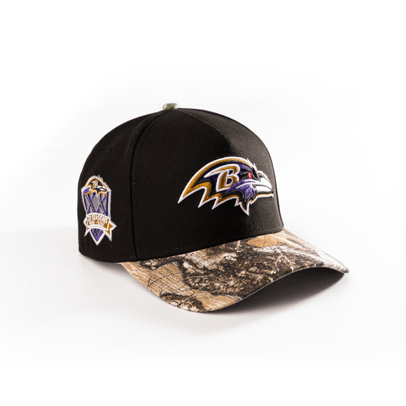 New Era Baltimore Ravens Realtree 9Forty A-Frame Snapback hat