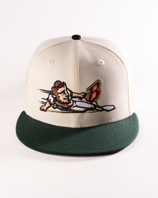 New Era Buffalo Bisons 59Fifty Fitted Hat White MILB