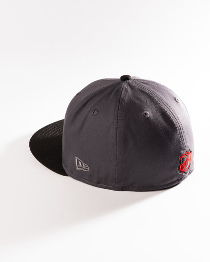 New Era Buffalo Sabres Crossed Swords 59Fifty Fitted Hat NHL Grey Black