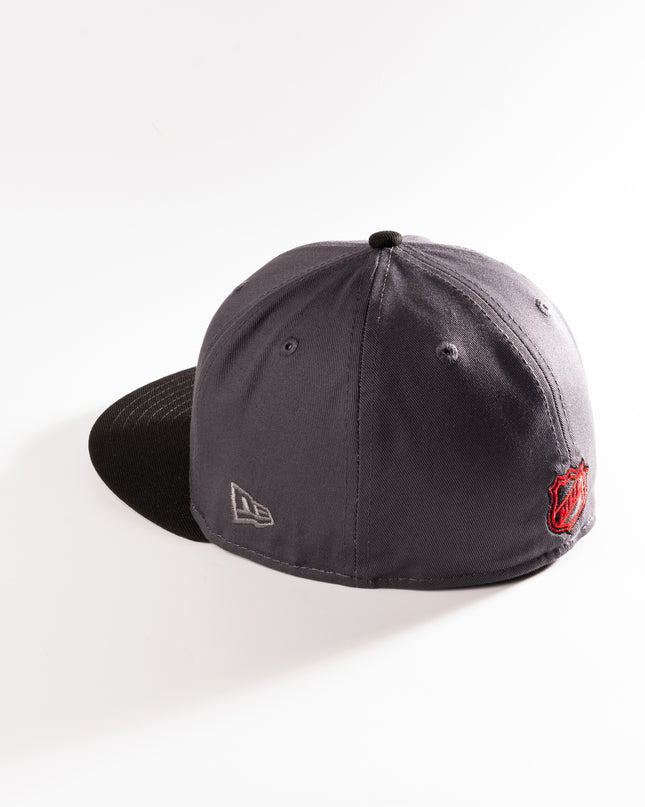 New Era Buffalo Sabres Crossed Swords 59Fifty Fitted Hat NHL Grey Black